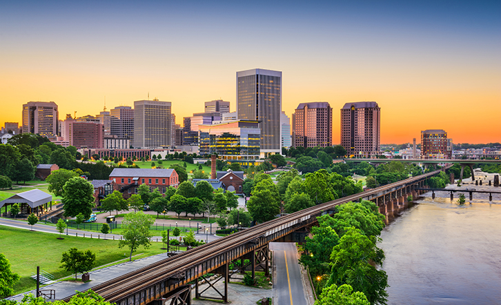 Richmond skyline