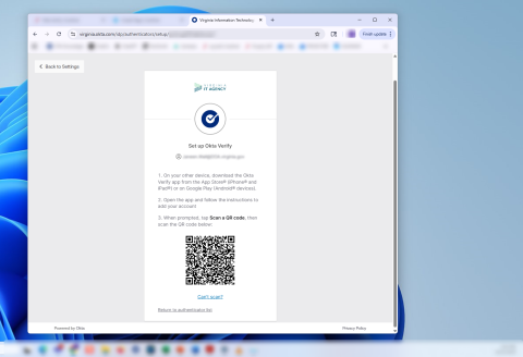Computer okta qr code